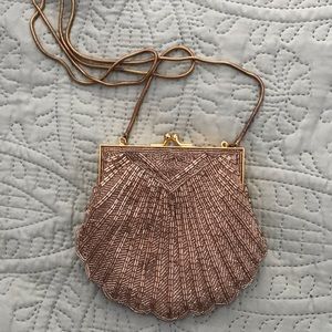 Womens beaded dress purse